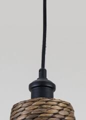 El Dokuması Hasır Sarkıt Avize