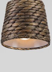 El Dokuması Hasır Sarkıt Avize