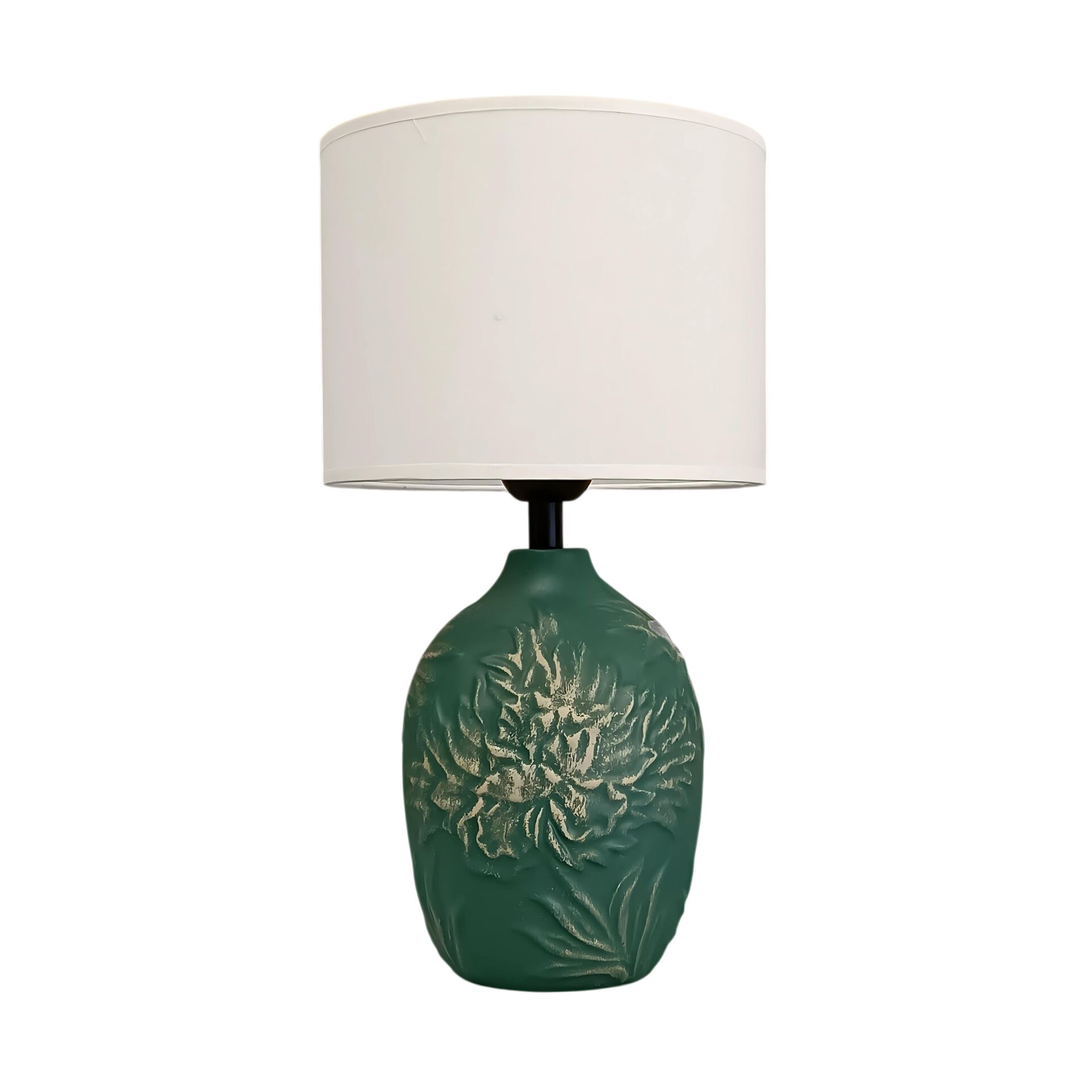 Lorida Desenli Yeşil Abajur