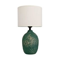 Lorida Desenli Yeşil Abajur