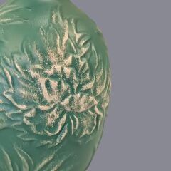 Lorida Desenli Yeşil Abajur