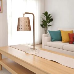 Delane Bronz Masa Lambası