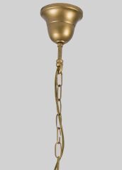 El Dokuması Rattan Sarkıt Avize Kahverengi - 1619