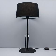 Lucid Metal Abajur Siyah/Gümüş