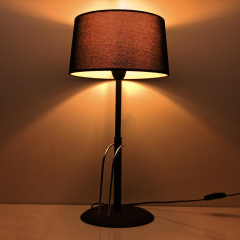 Lucid Metal Abajur Siyah/Gümüş