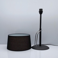 Lucid Metal Abajur Siyah/Gümüş