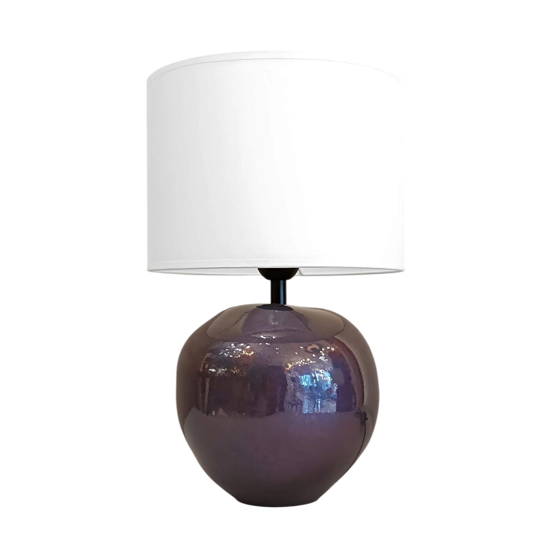 Liray Koyu Mor Seramik Abajur