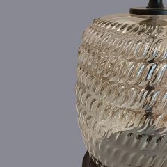 Digne Siyah Cam Abajur