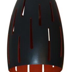 Sarkıt Avize Turuncu Siyah Bitimli