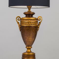 Polyester Gövde Abajur Gold