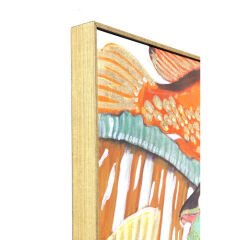 Fish Meeting Two Touched Picture 75x100cm