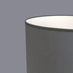 Rodli Taşlı Eskitme Gold Abajur