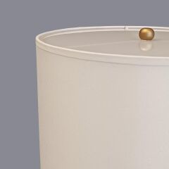 Almin Pirinç Döküm  Eskitme Gold Abajur