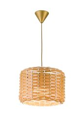 El Dokuması Rattan Sarkıt Avize - 1628