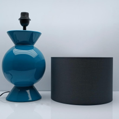 Candy Seramik Abajur Turkuaz