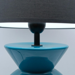 Candy Seramik Abajur Turkuaz