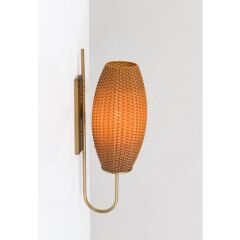 El Dokuması Rattan Aplik Kahverengi