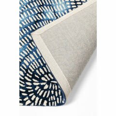 Stamp Blue Yün Halı 170x240 cm