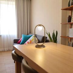 Teslen Eskitme Gold Masa Lambası