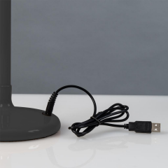 Uzun Şarjlı Metal Masa Lambası Antrasit