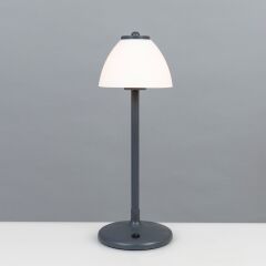 Uzun Şarjlı Metal Masa Lambası Antrasit