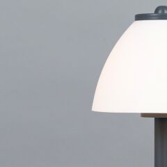 Uzun Şarjlı Metal Masa Lambası Antrasit