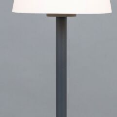 Uzun Şarjlı Metal Masa Lambası Antrasit