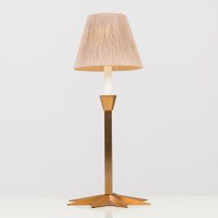 İp Detaylı Metal Abajur