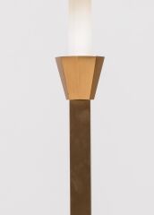 İp Detaylı Metal Abajur