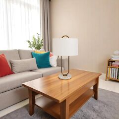Kalve Eskitme Gold Abajur