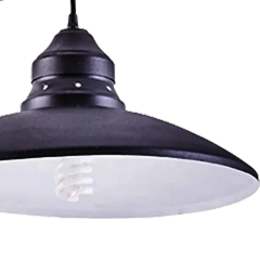 Alüminyum Gövde Asansörlü Sarkıt Avize Siyah