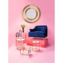 Mirror Solare Gold Ayna 132 cm