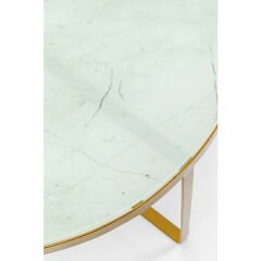 Marble Çelik Lake Yan Sehpa