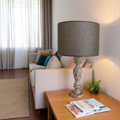 Barge Eskitme Kahve Abajur