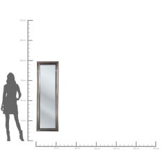 Floor Mirror Frame Eve Silver Ayna 55x180 cm