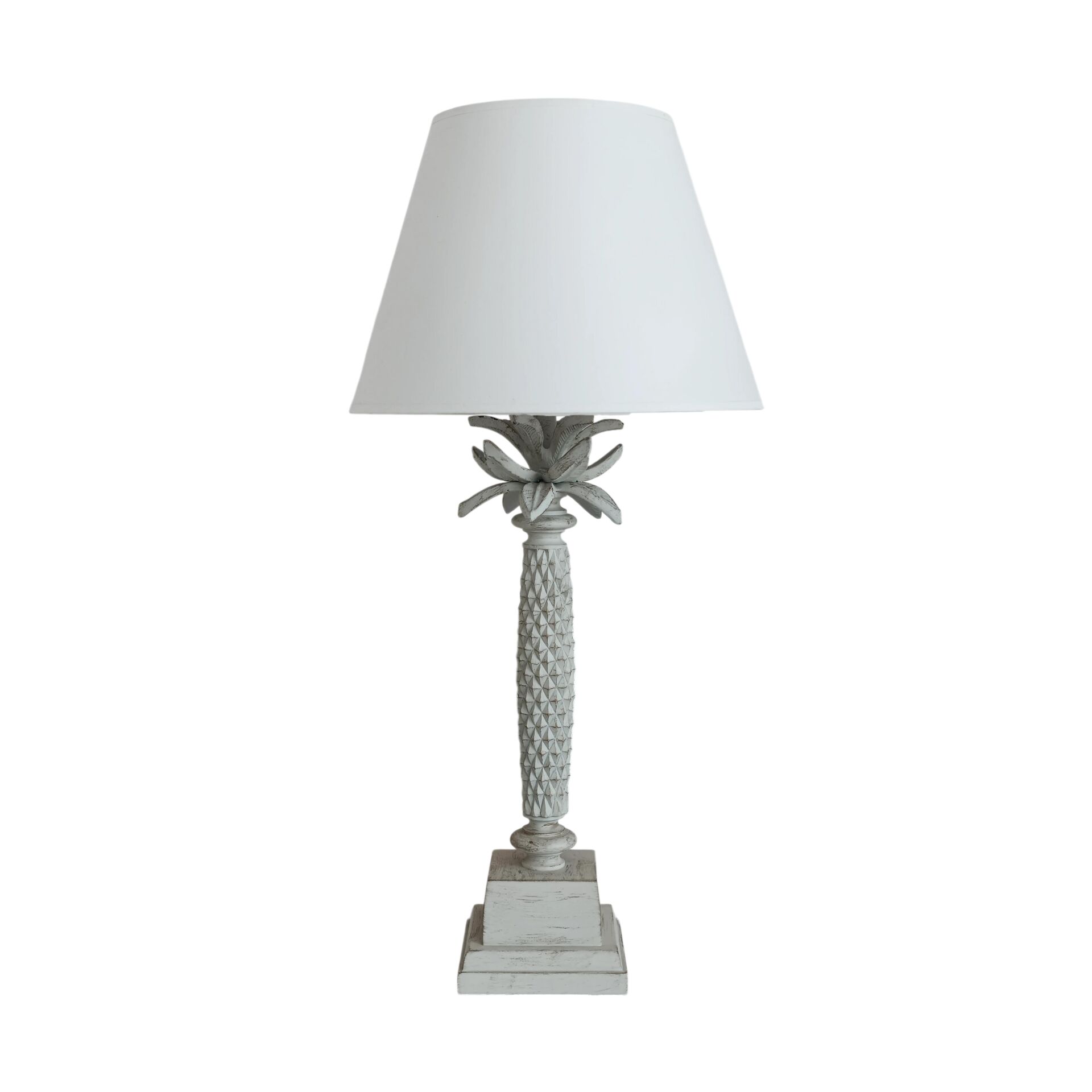 Alpha Palmiye Detay Krem Abajur