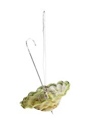 Cam Detaylı Şemsiye Sarkıt Avize Yeşil