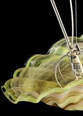 Cam Detaylı Şemsiye Sarkıt Avize Yeşil