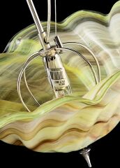 Cam Detaylı Şemsiye Sarkıt Avize Yeşil