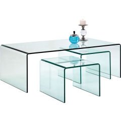 Clear Club 3'lü Sehpa