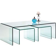 Clear Club 3'lü Sehpa