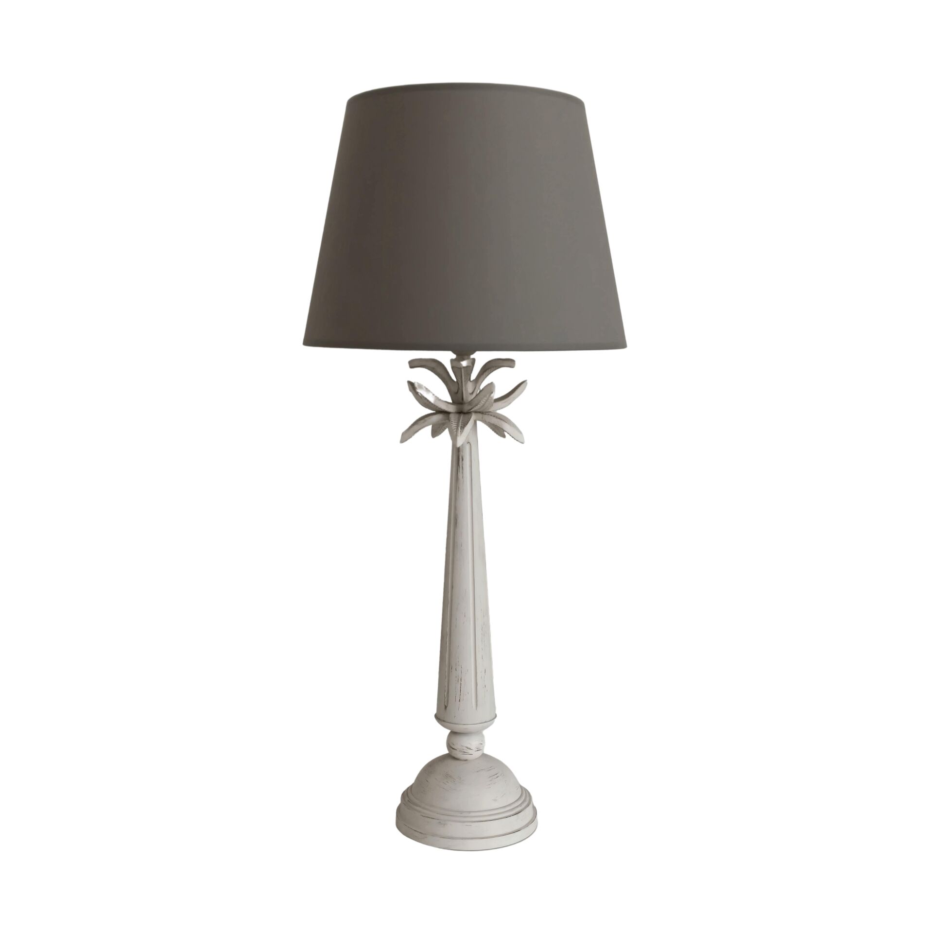 Derla Beyaz Eskitme Abajur