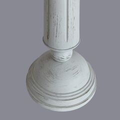 Derla Beyaz Eskitme Abajur