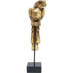 Mirrored Parrot Poliresin Dekoratif Obje