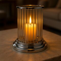 Lustran Gümüş Mumluk