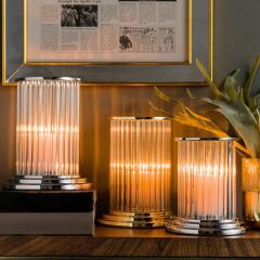 Lustran Gümüş Mumluk