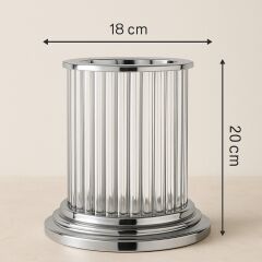 Lustran Gümüş Mumluk