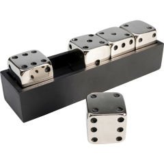 Dices Gümüş Dekoratif Obje