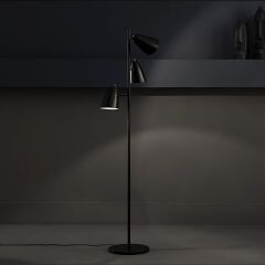 Luxor 3 Oynar Başlıklı Siyah Lambader