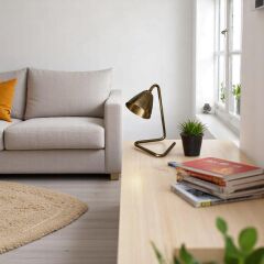 Decla Eskitme Gold Masa Lambası